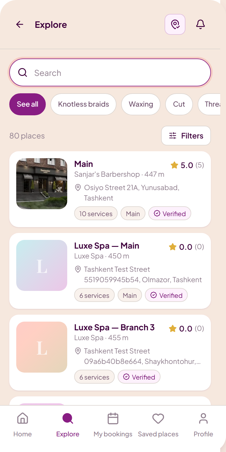 Bellus client app discovery